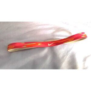 Nike Women's Stretchy Hair Tie Headband Neon Pink Orange Yellow